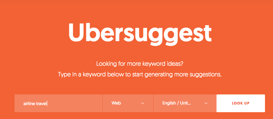 Ubersuggest