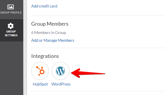 WordPress integration