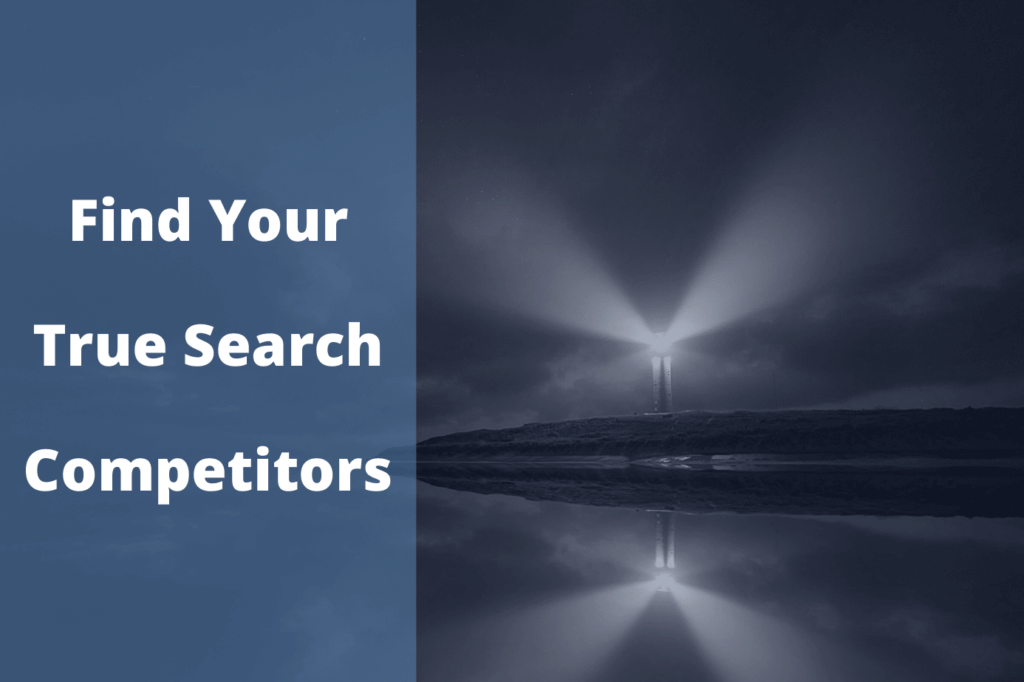 seo competitive analysis business competitors vs search competitors