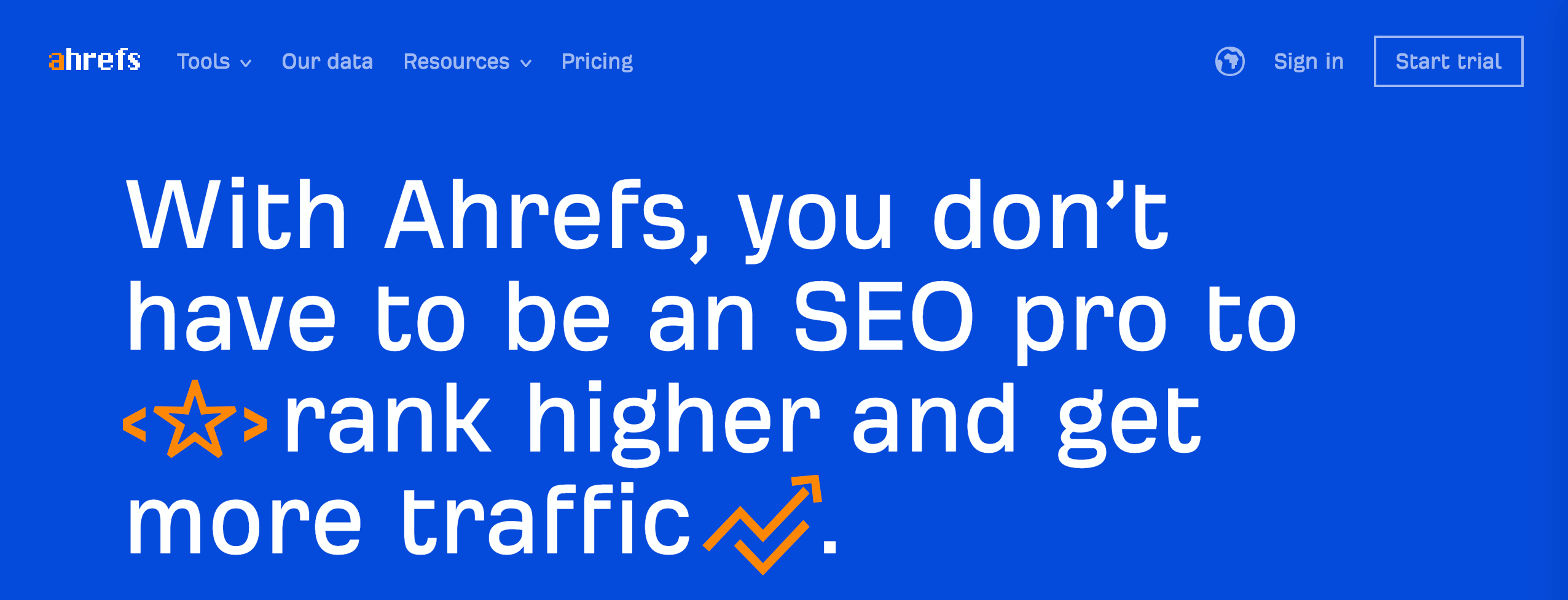 ahrefs tagline seo content idea generation