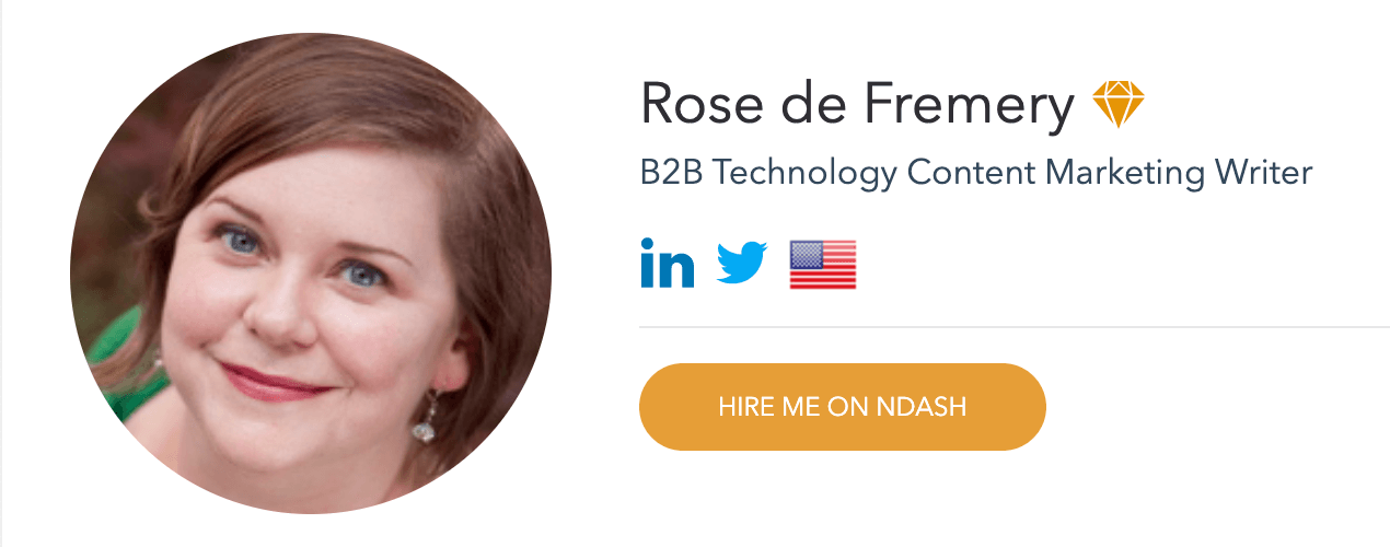 rose de fremery hire a freelance cybersecurity writer