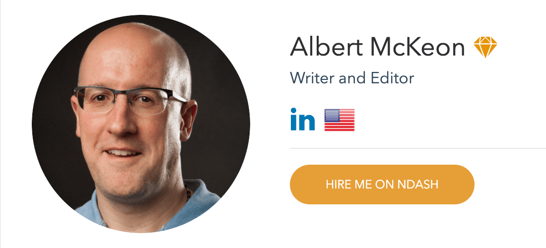 albert mckeon tech writer