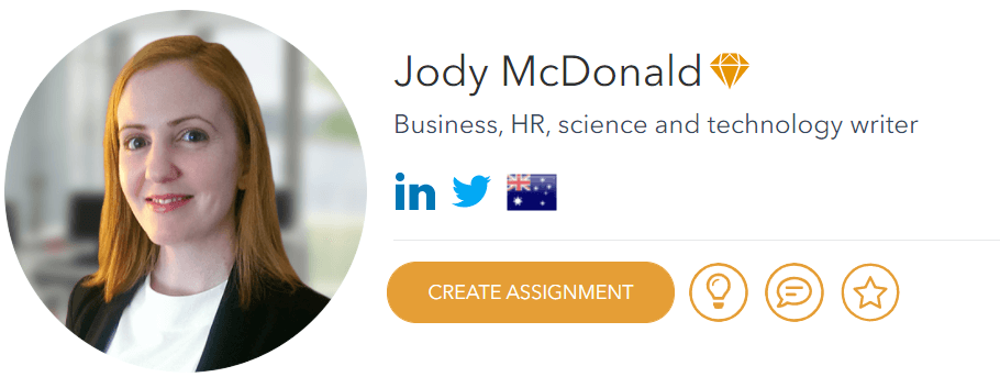 jody mcdonald Hr writer