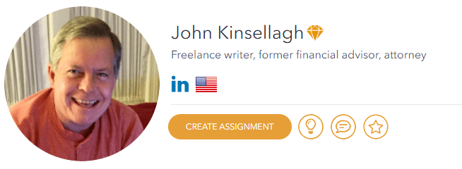 John Kinsellagh: Financial Services Writer