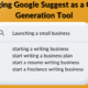 Leveraging Google Suggest for Content Generation