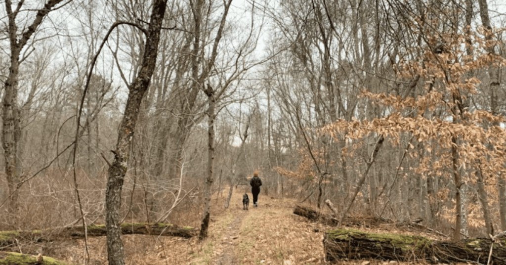 Eliza hiking