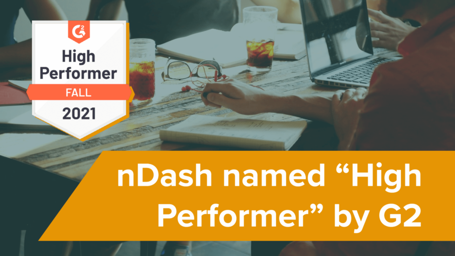 nDash Ranked as a Fall 2021 High Performer by G2!