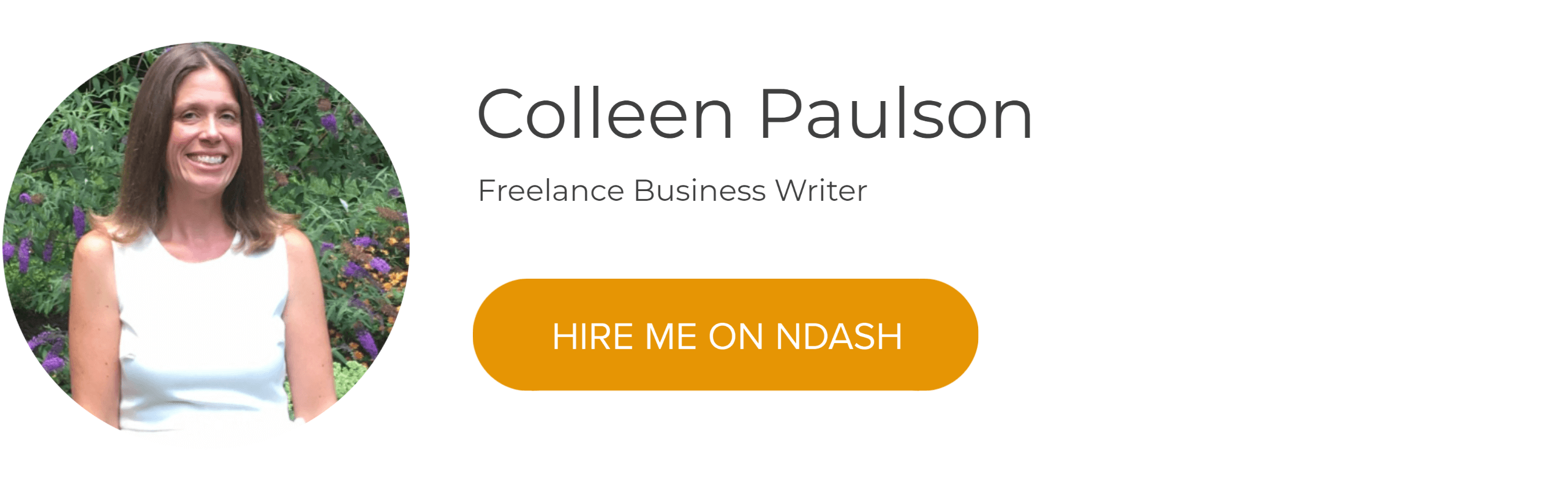 Colleen Paulson: Freelance Business & Freight Industry Writer