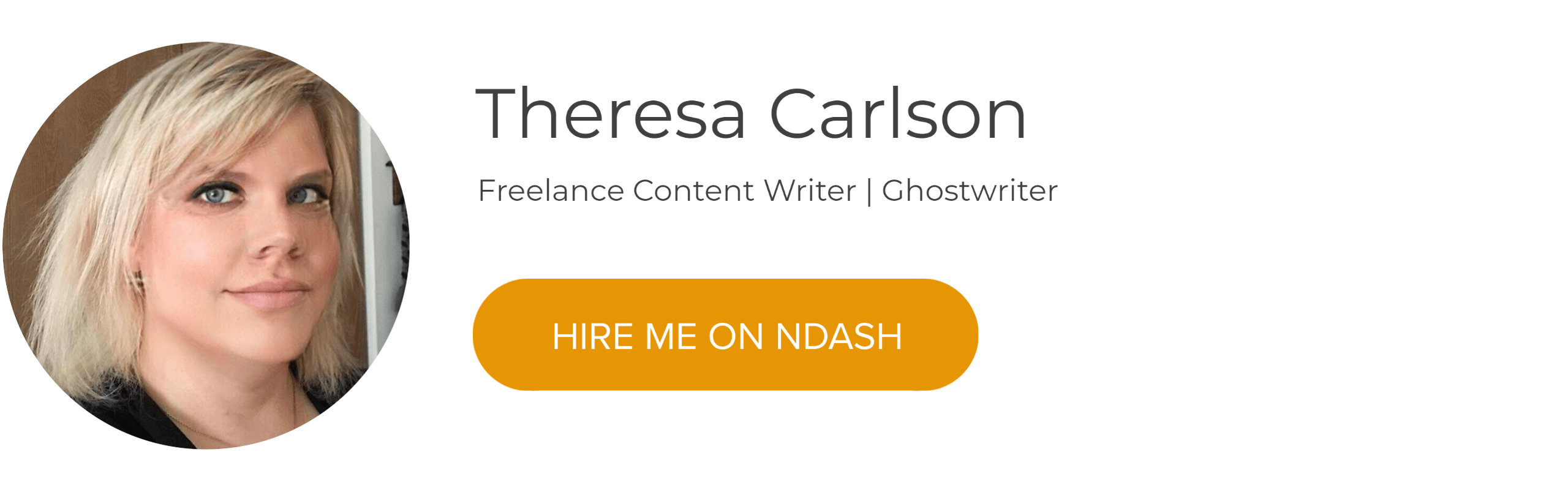 Theresa Carlson: Freelance Content Writer