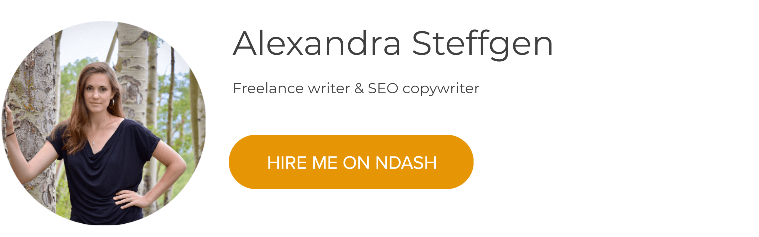 Wednesday Writer Roundup - Alexandra Steffgen: Freelance Writer & SEO Copywriter