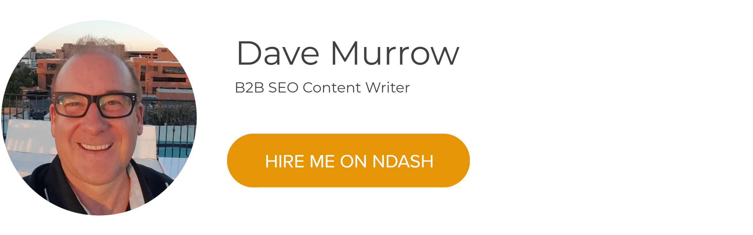 Dave Murrow: B2B SEO Content Writer