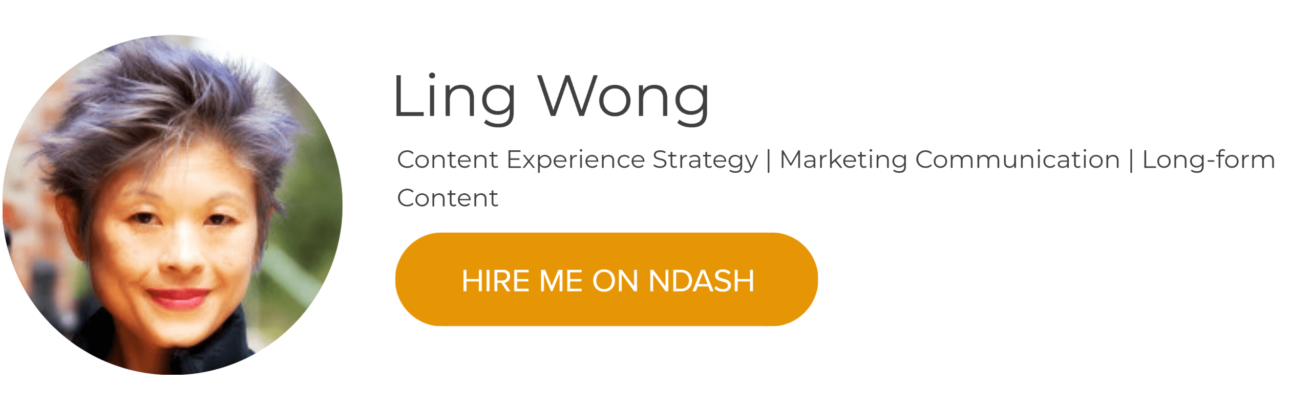 Ling Wong: Data Analytics Writer