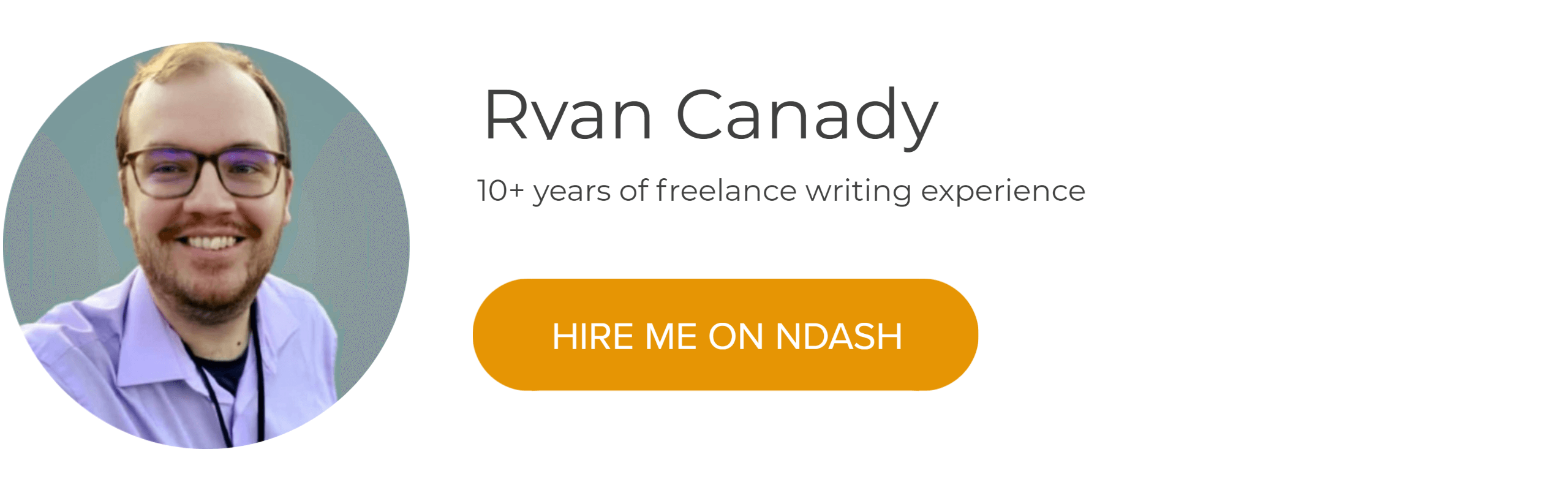 Ryan Canady: Freelance Writer
