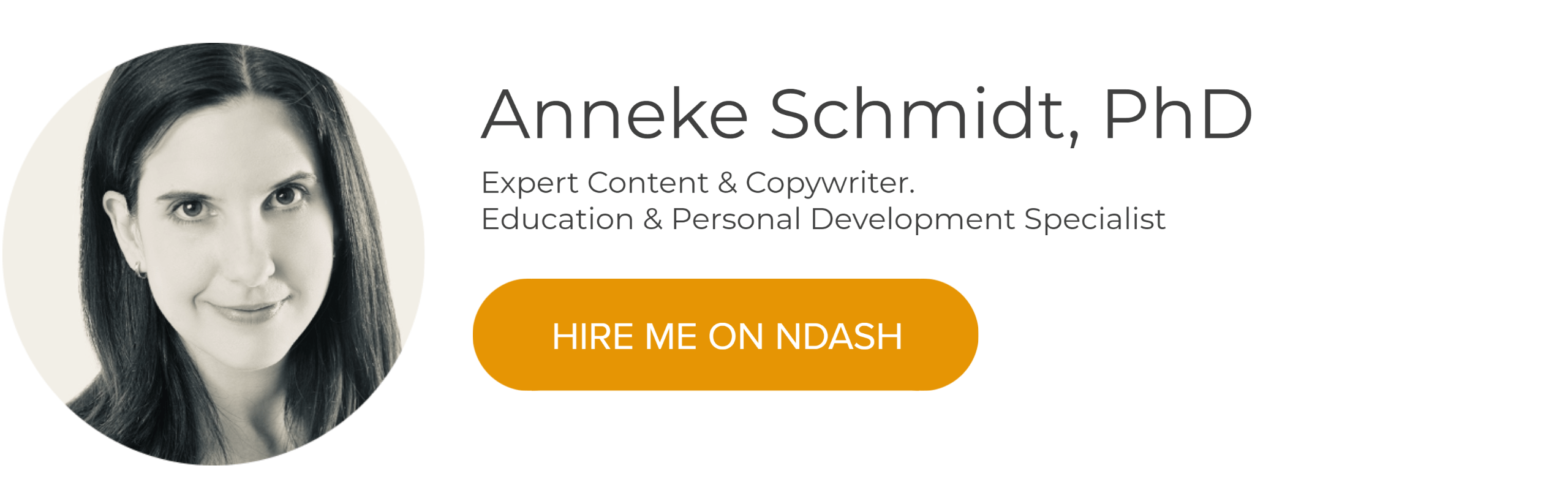 Anneke Schmidt, PhD: Expert Content & Copywriter