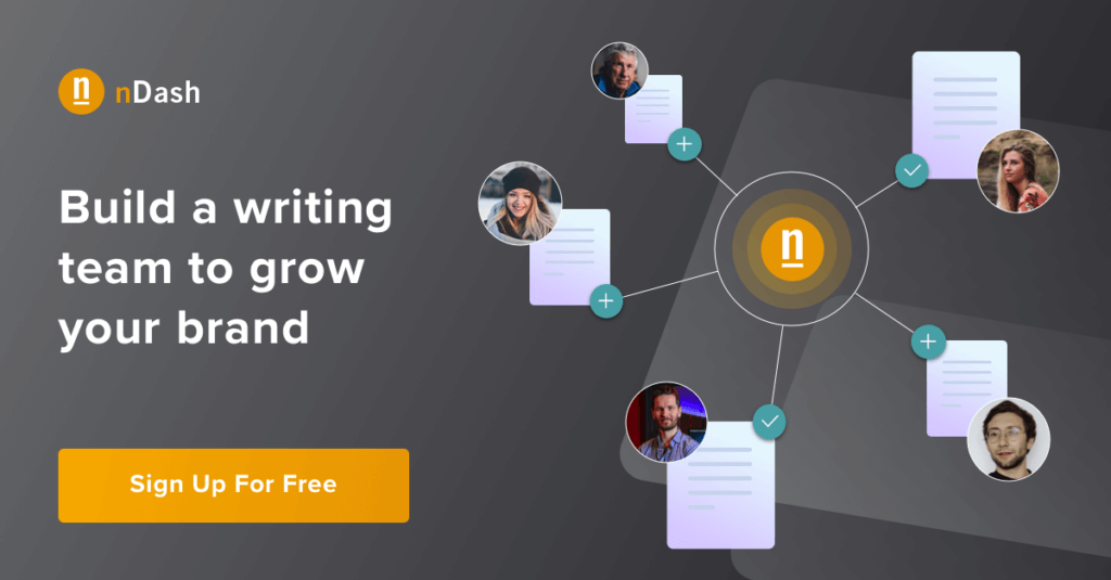 Build a writing team to grow your brand