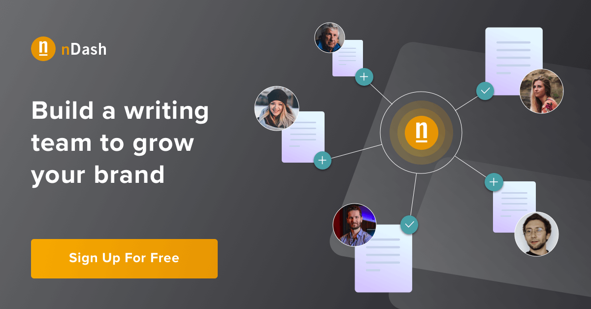 build a writing team and grow your brand