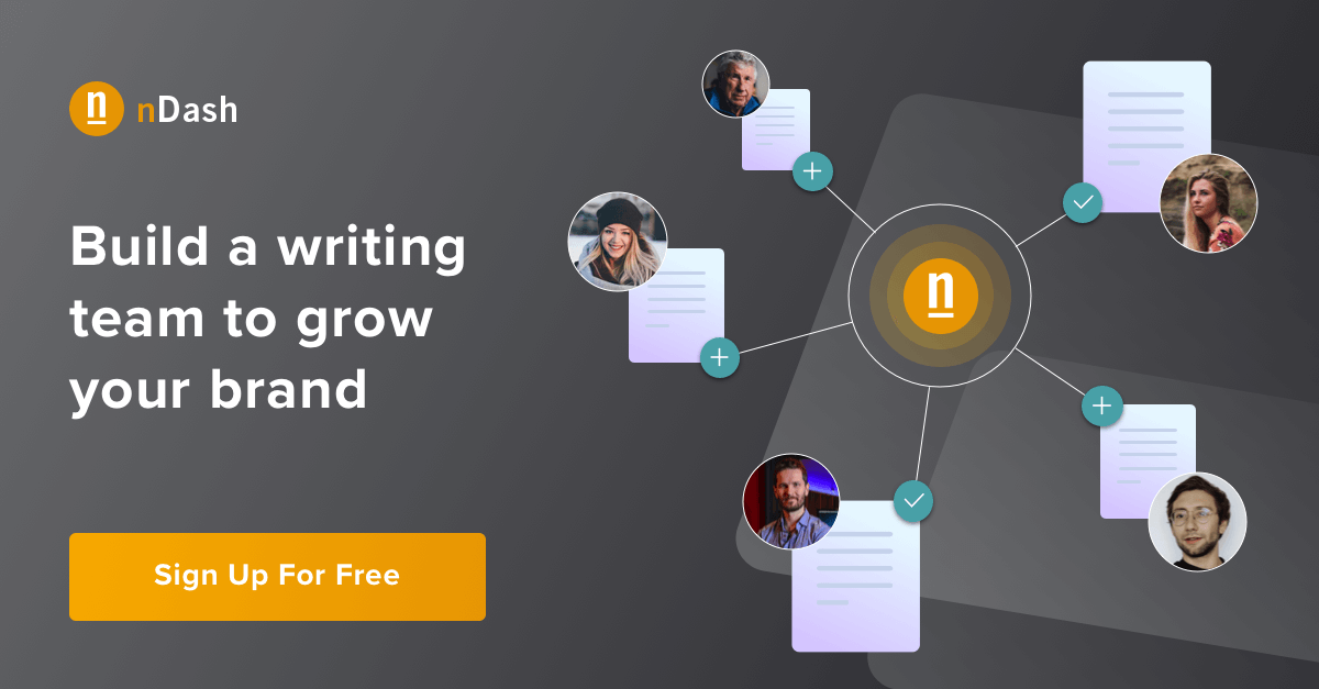 Build a writing team to grow your brand