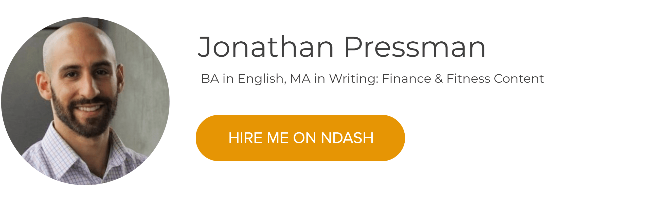 Jonathan Pressman: Finance & Fitness Content Writer
