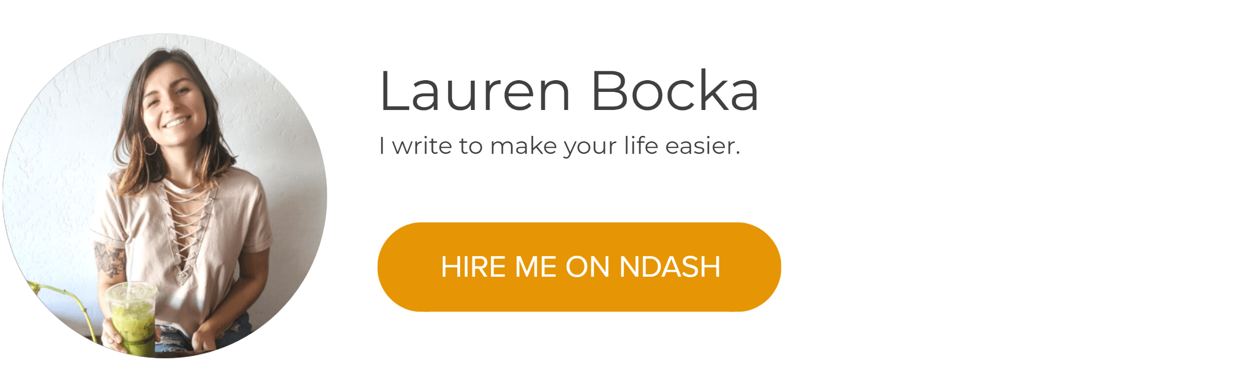 Lauren Bocka: Special Interest Freelance Writer