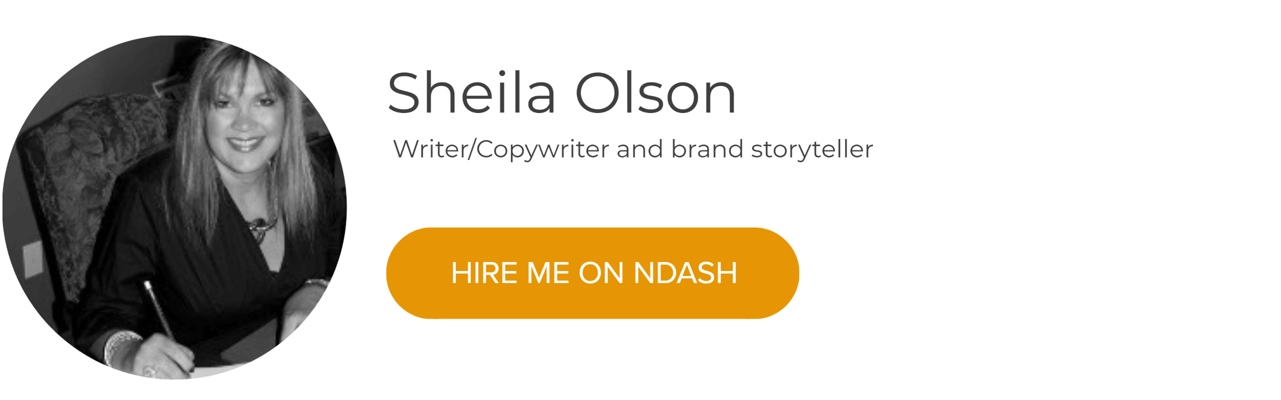 Sheila Olson: Writer, Copywriter & Brand Storyteller