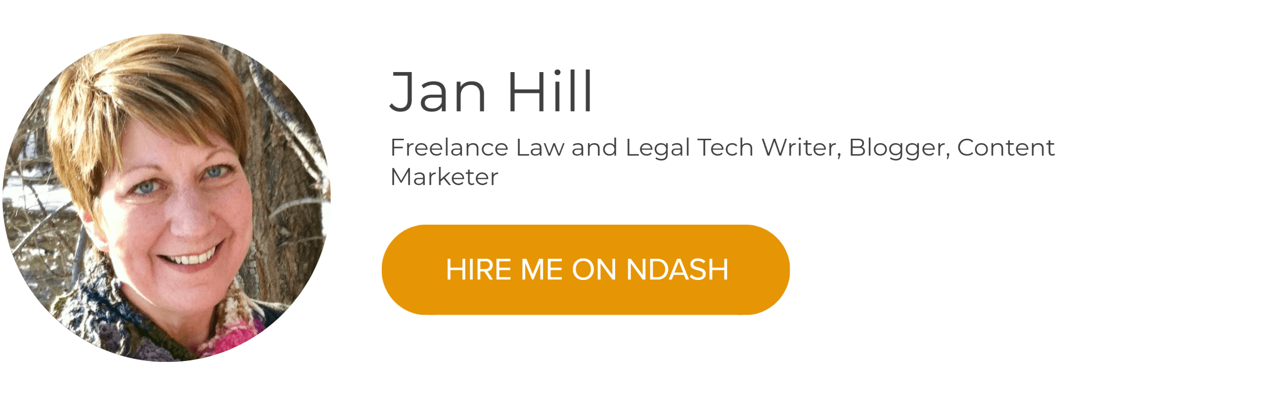 Jan Hill: Freelance Legal Writer