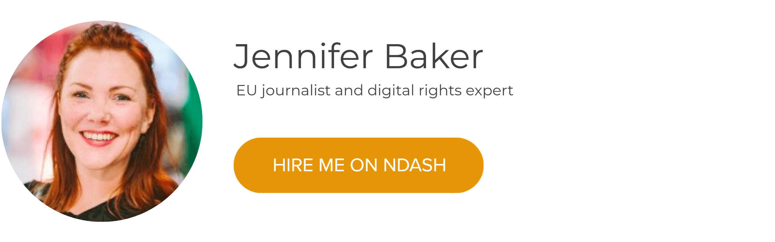 Jennifer Baker: EU Journalist & Digital Rights Expert
