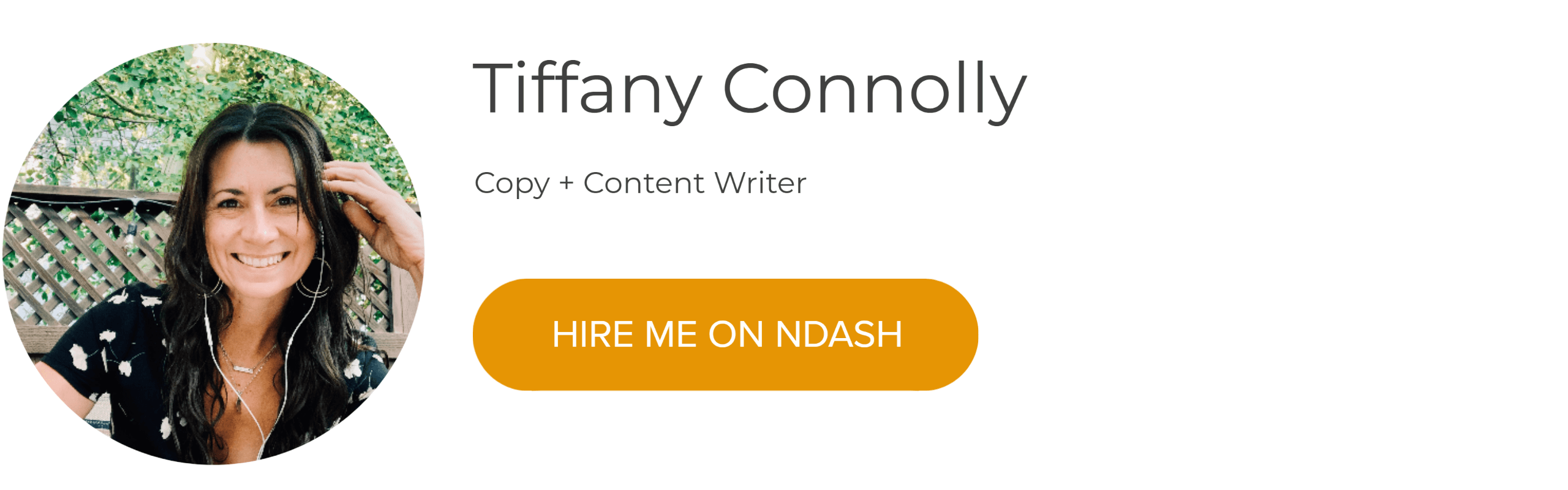 tiffany connolly, copy + content writer and sustainability expert