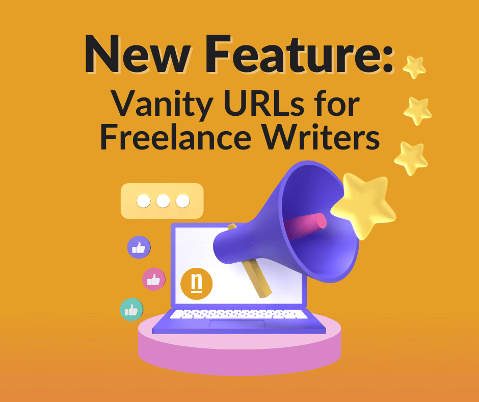 New Feature - Vanity URLs for Freelance Writers