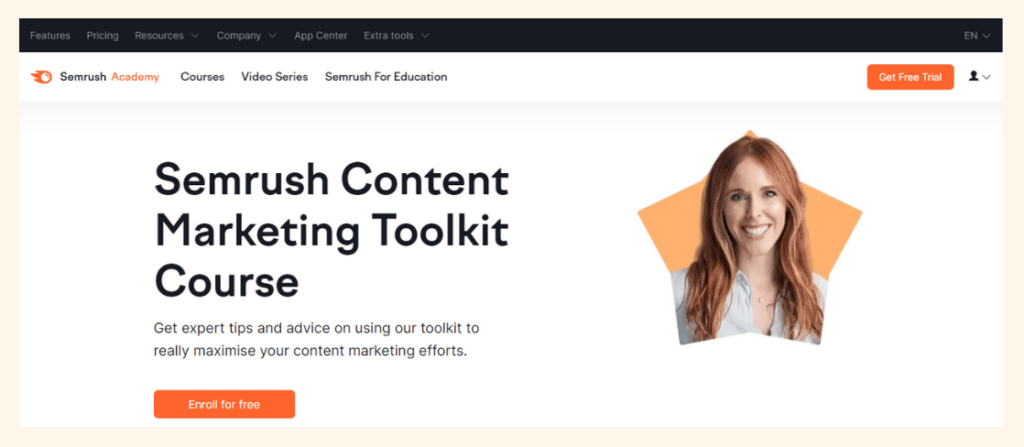 Semrush Content Marketing Toolkit Course