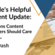 Helpful Content Update: Why Content Marketers Should Care