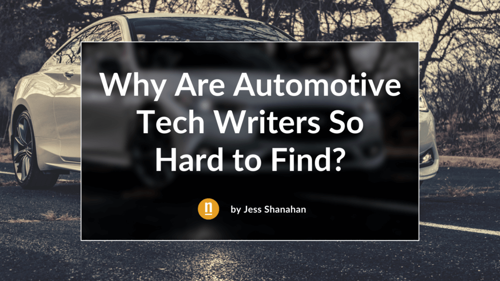 Why Are Automotive Tech Writers So Hard to Find?