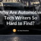 Why Are Automotive Tech Writers So Hard to Find?