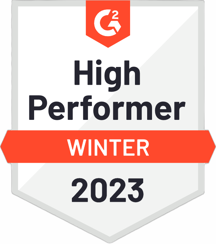 G2 High Performer Winter 2023