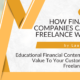How Financial Companies Can Use Freelance Writers