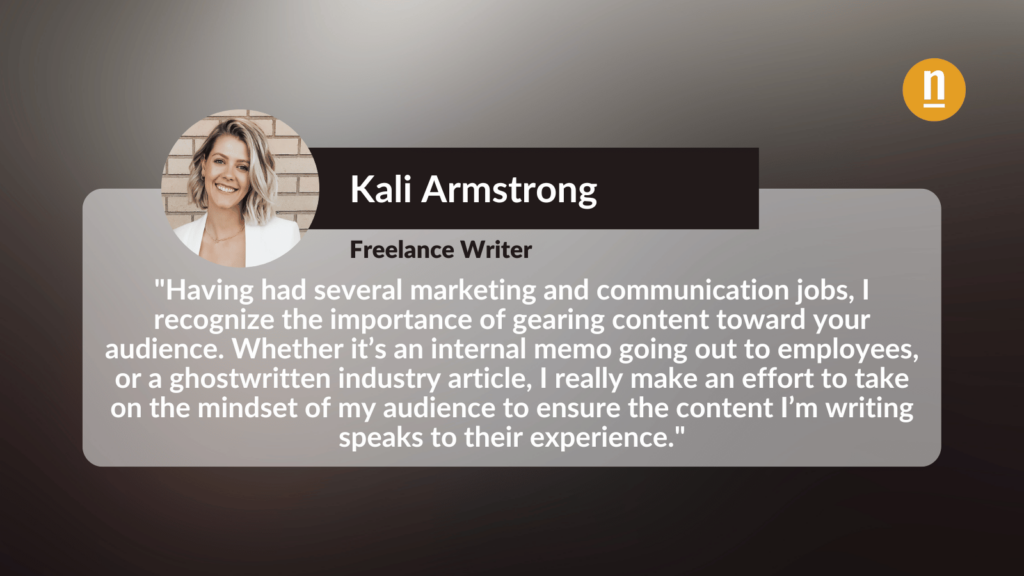 Kali Armstrong quote