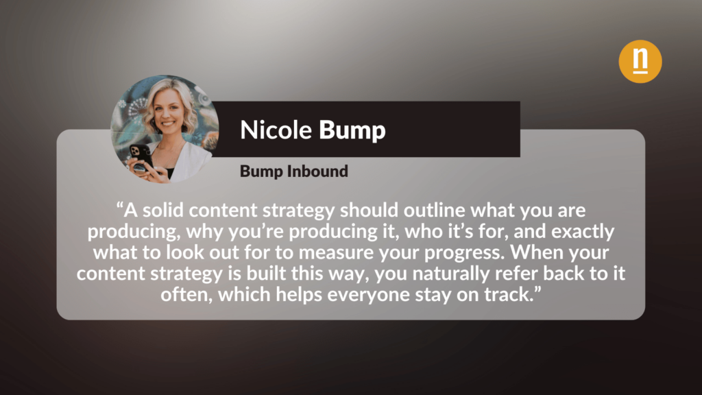 Nicole Bump quote