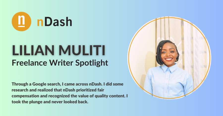 Lilian Muliti Freelance Writer Spotlight