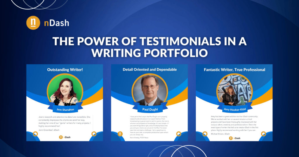 The Power of Testimonials in a Writing Portfolio