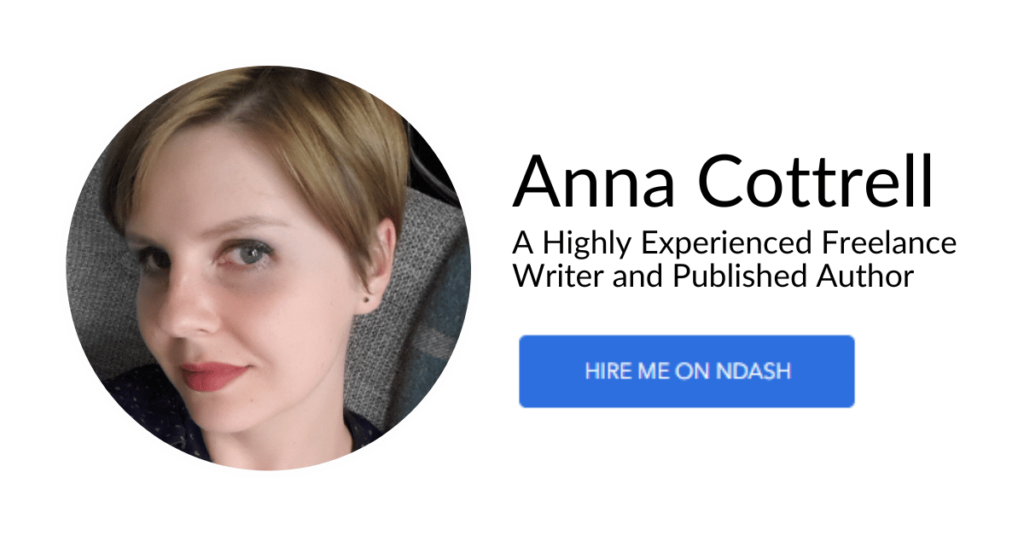 Anna Cottrell A Highly Experienced Freelance Writer and Published Author