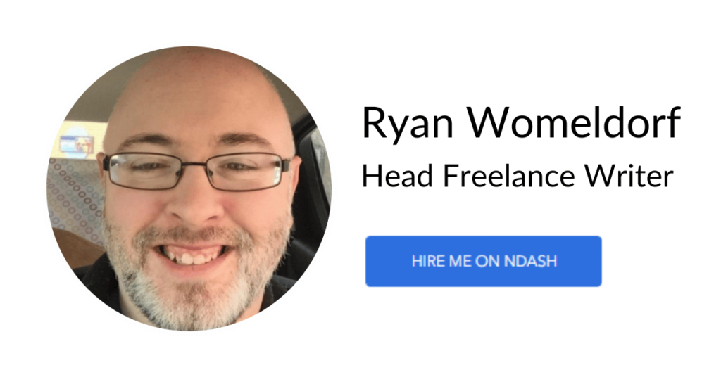 Ryan Womeldorf Head freelance writer