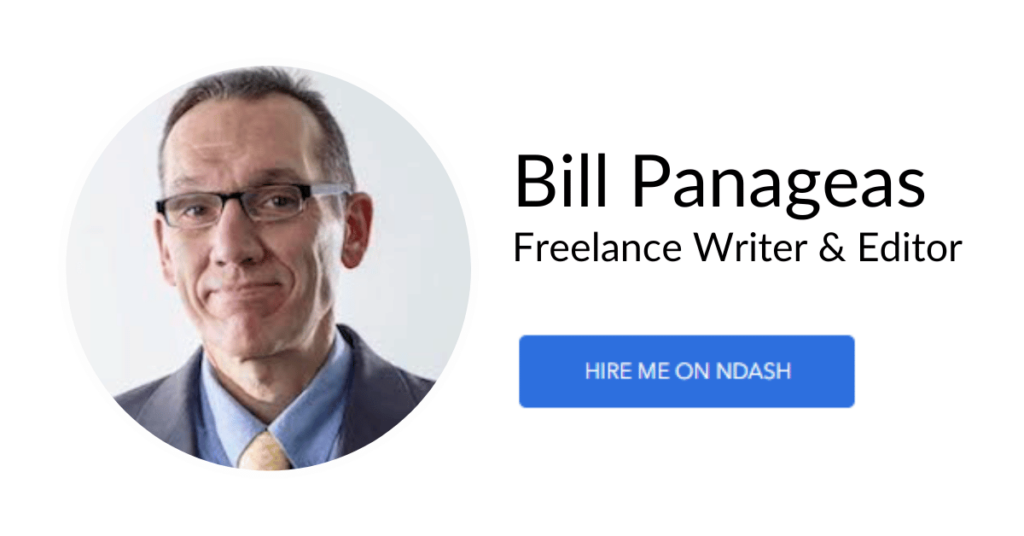 Bill Panageas Freelance Writer and Editor