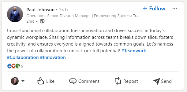 cross-functional collaboration