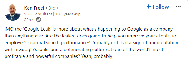 Ken Freel on LinkedIn